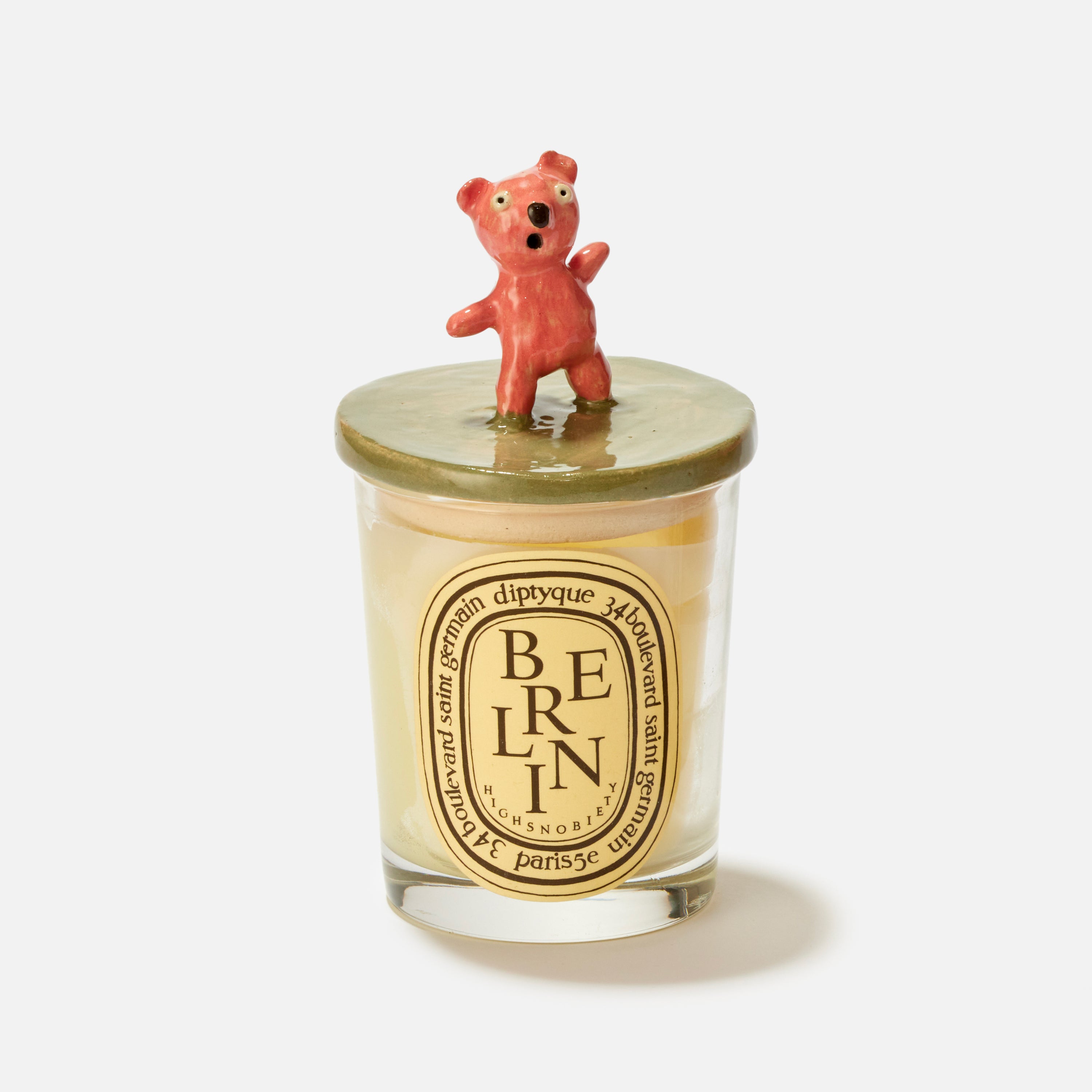 POKLOP NA SVÍČKU MEDVĚD